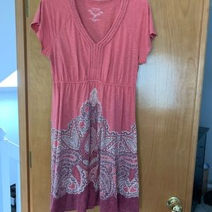 Cotton summer dress with paisley design